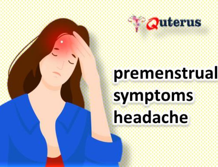 What are the changes in premenstrual symptoms headache?